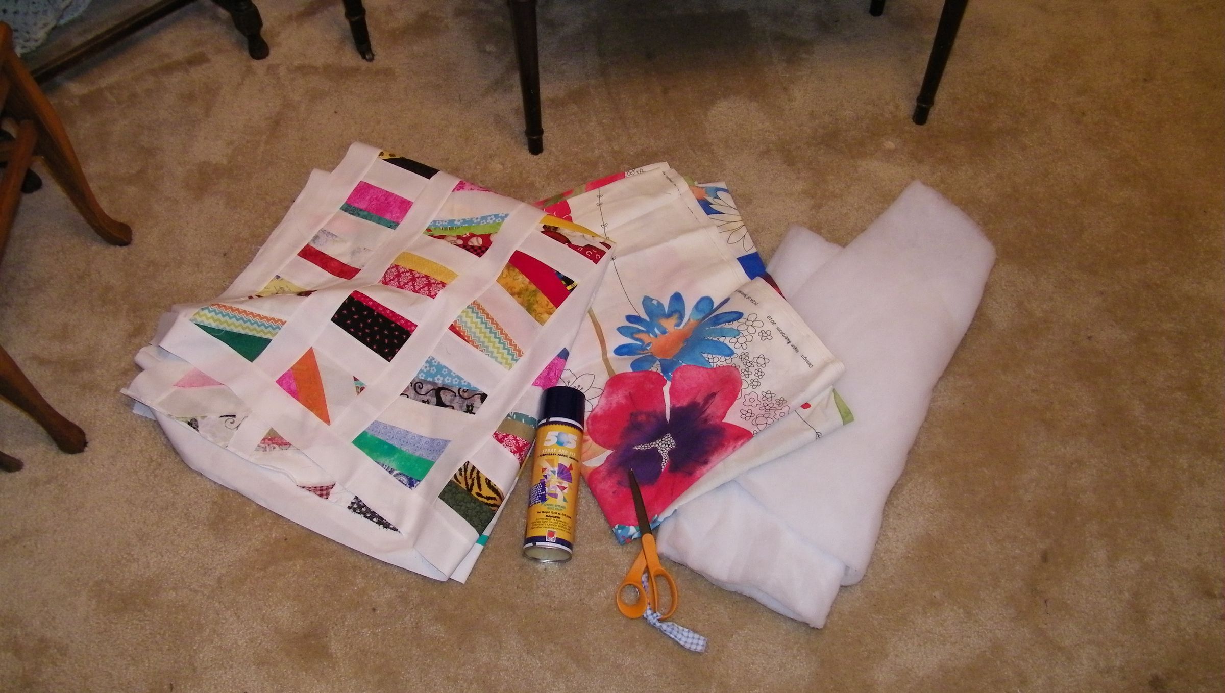 Making a Quilt Sandwich 17 Steps Instructables