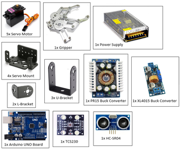List of Parts Needed