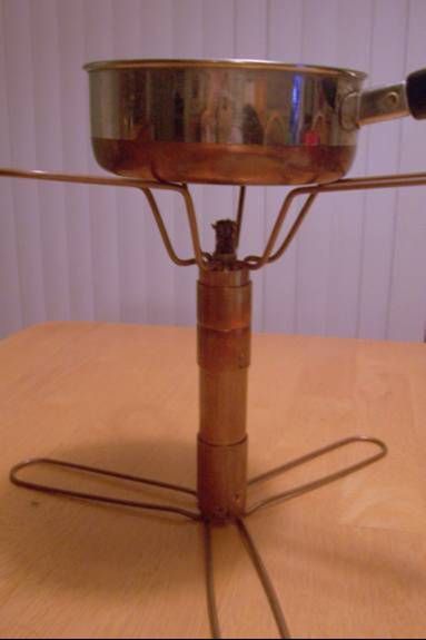 Copper Plumbing Alcohol Backpacking Stove