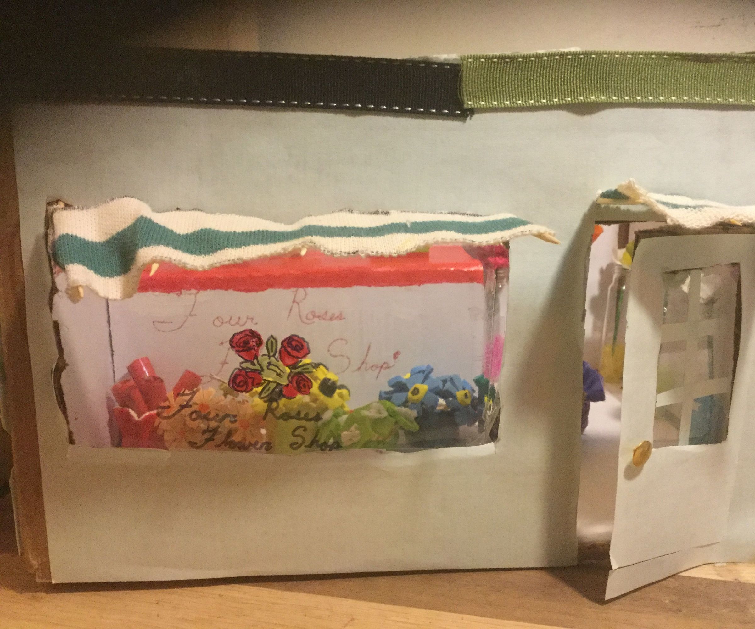 ROY G. BIV-Styled Flower Shop Diorama