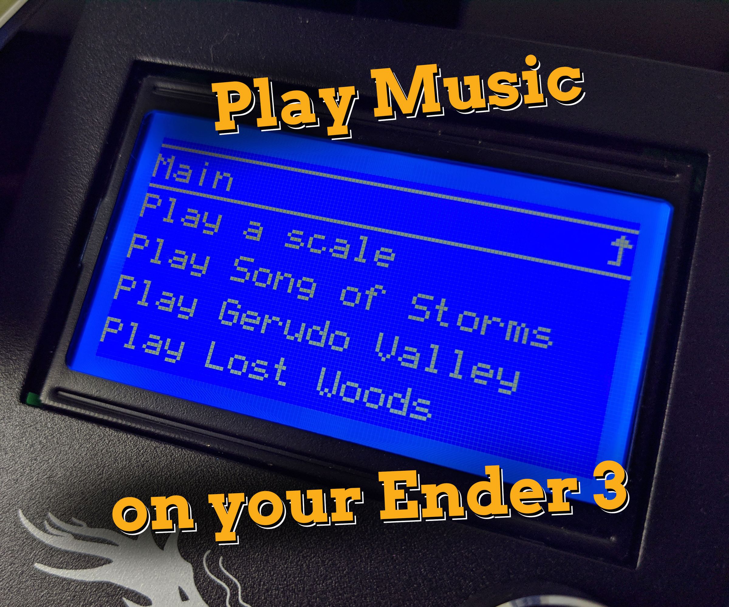 Make Your 3D Printer Play Music