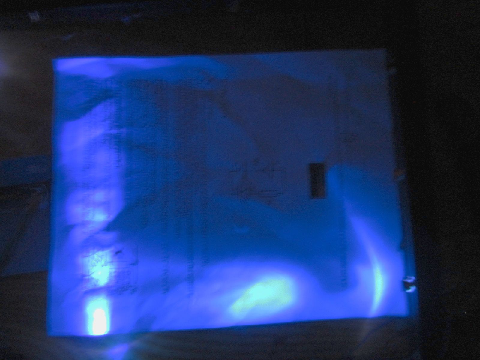 Display case with unique Background Lighting