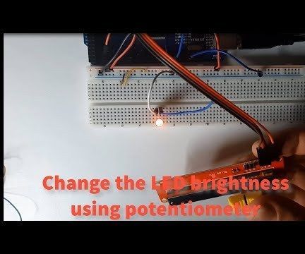 Controlling LED Brightness With a Potentiometer and Arduino