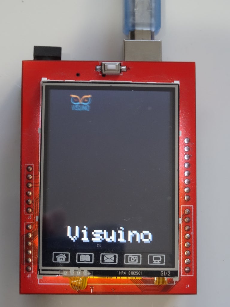 Arduino Uno: Bitmap Animation on ILI9341 TFT Touchscreen Display Shield ...