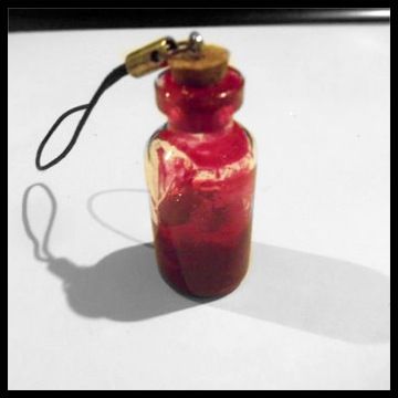 Bloody Bottle Charm *Easy DIY*