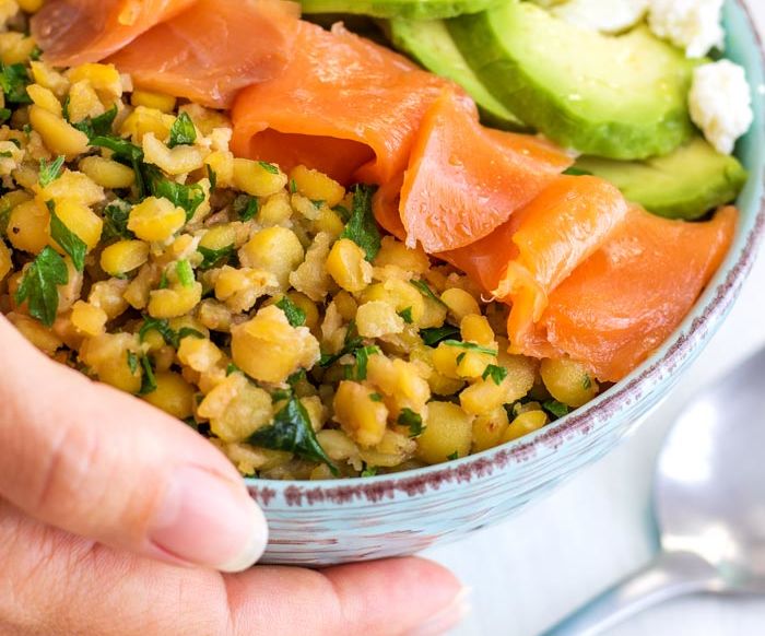 Butter Roasted Split Pea Power Bowl