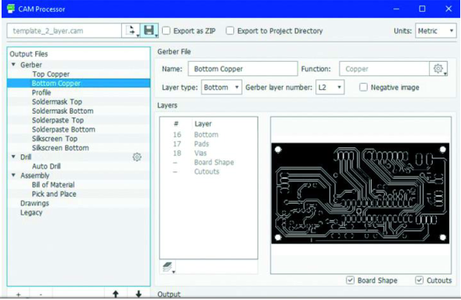 Generating Gerber and Drill Files