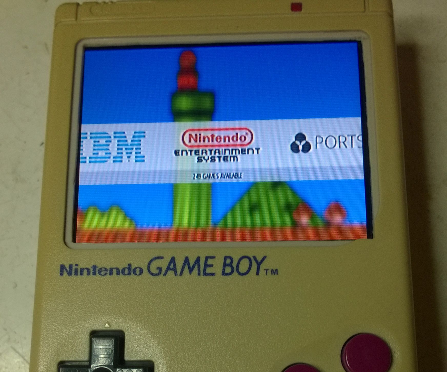Gameboy LCD+Raspi Upgrade