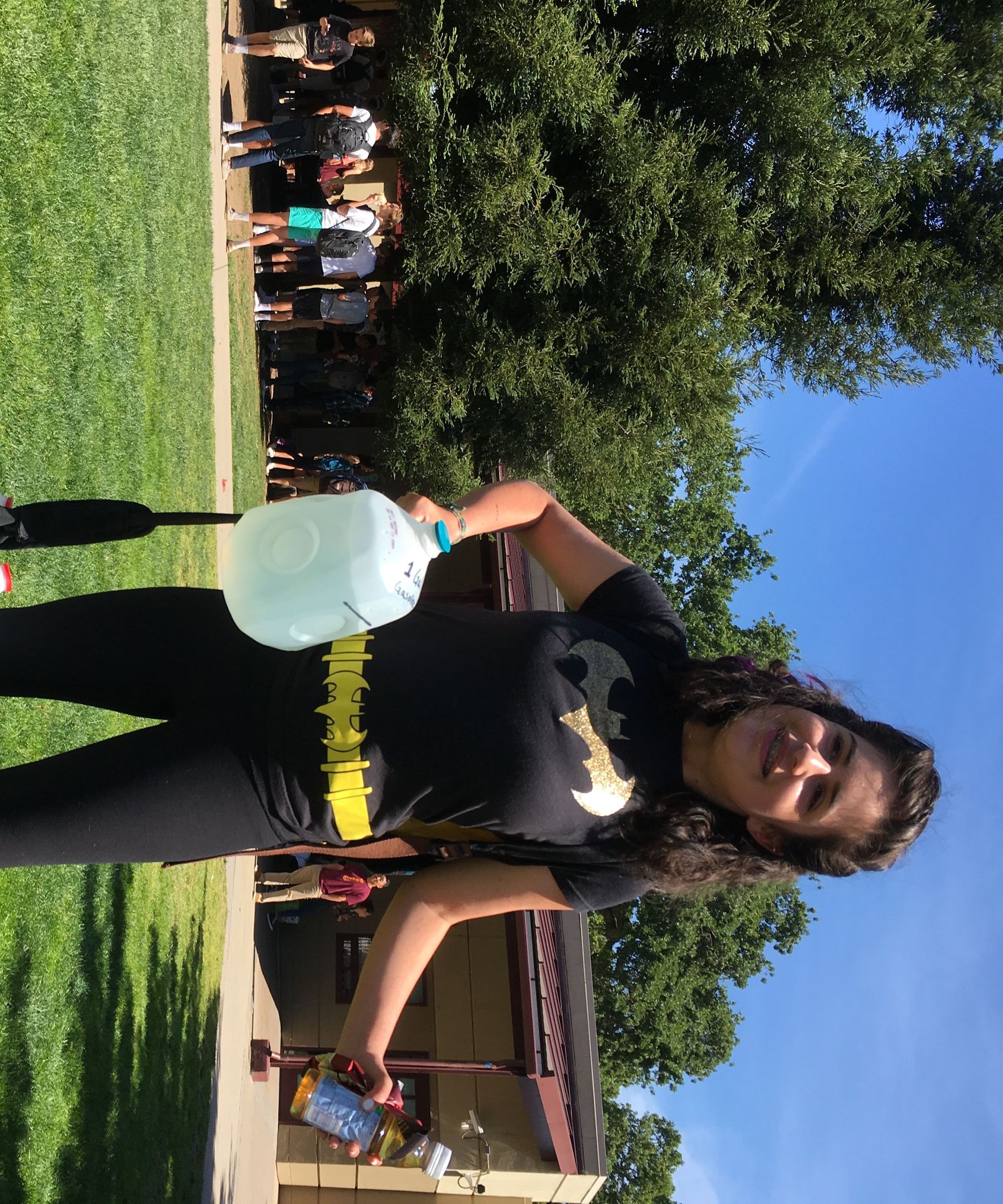 Demonstrating the CO2 Weight of a Gallon of Gasoline