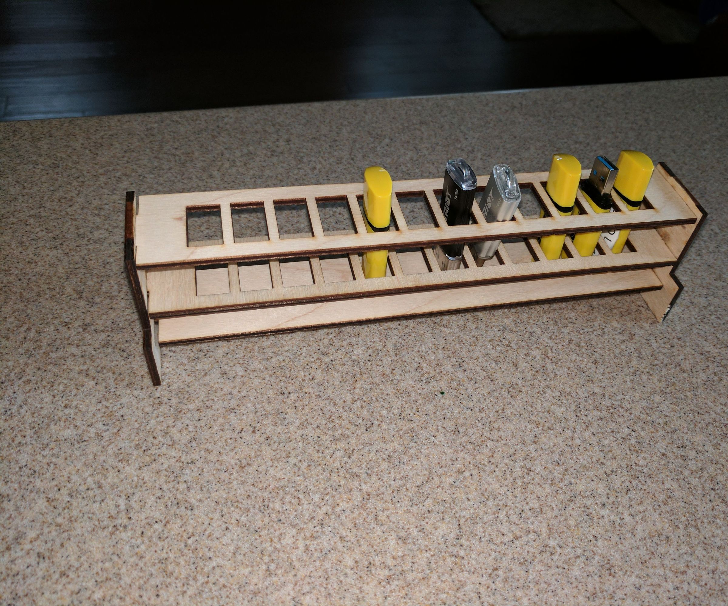 Laser Cut USB Thumb Drive Holder