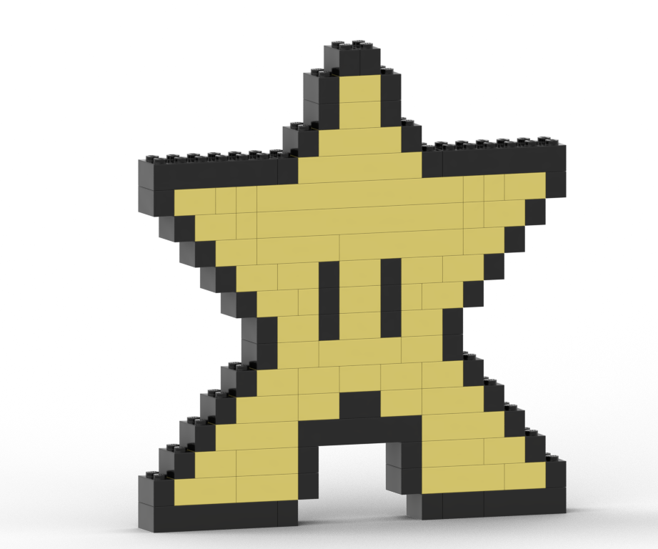 How to Build a Lego Mario Star Power 