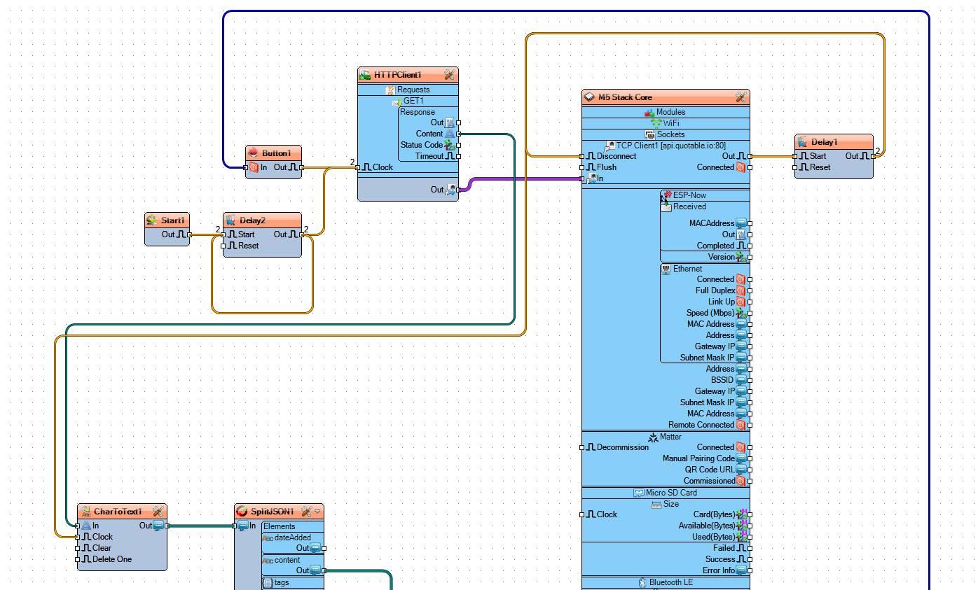 In Visuino Connect Components