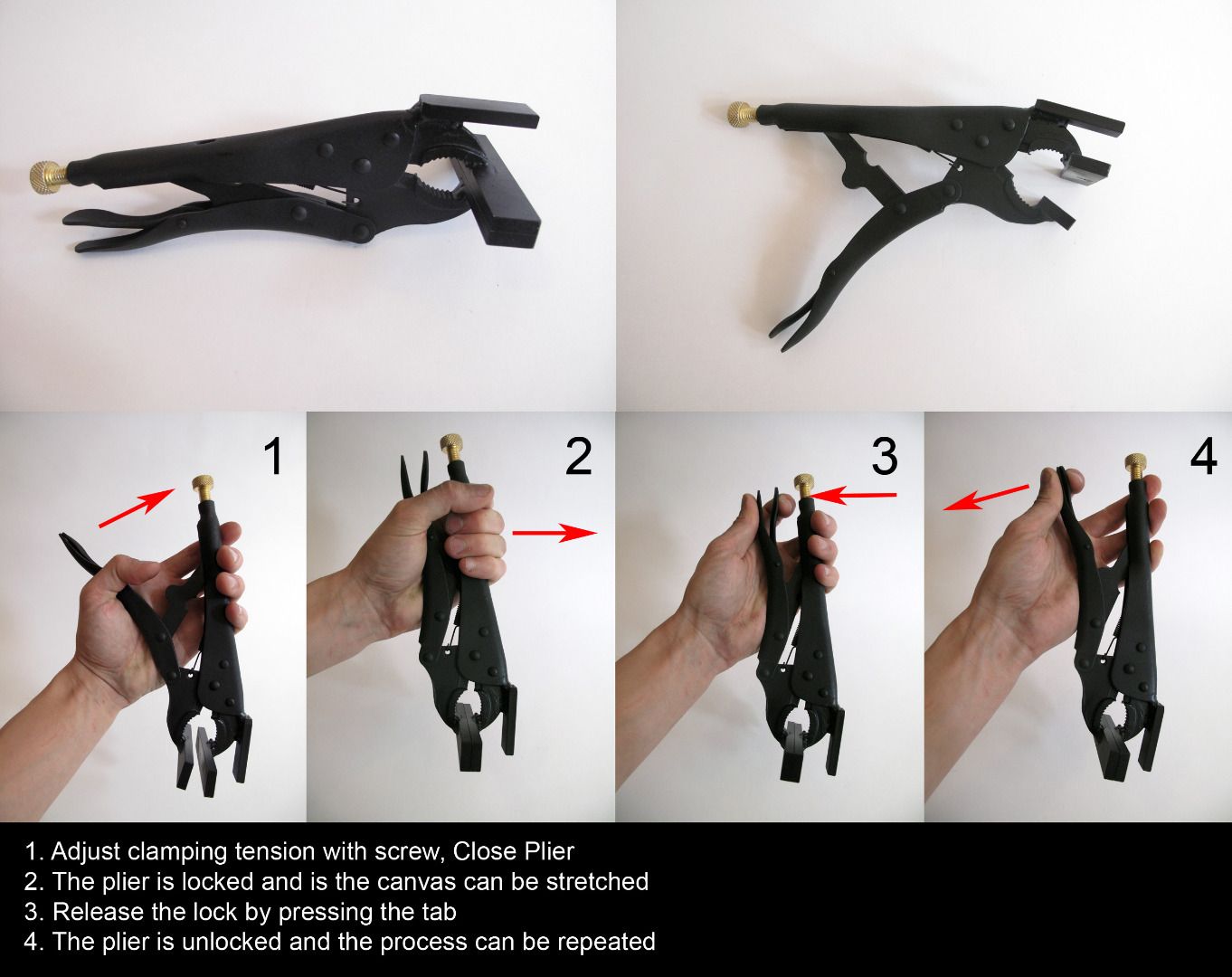 Locking Canvas Plier 3 Steps Instructables