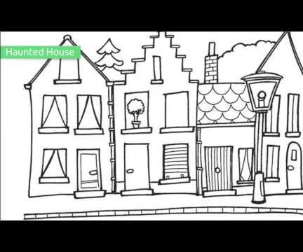 Top 20 Free Printable House Coloring Pages