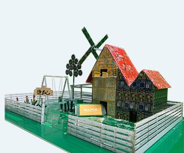 Green House Made by Recycled PCBs