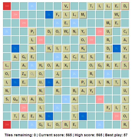 Crossword or Scrabble Helper.