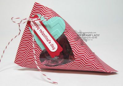 Valentine's Day Sour Cream Treat Favor With Window