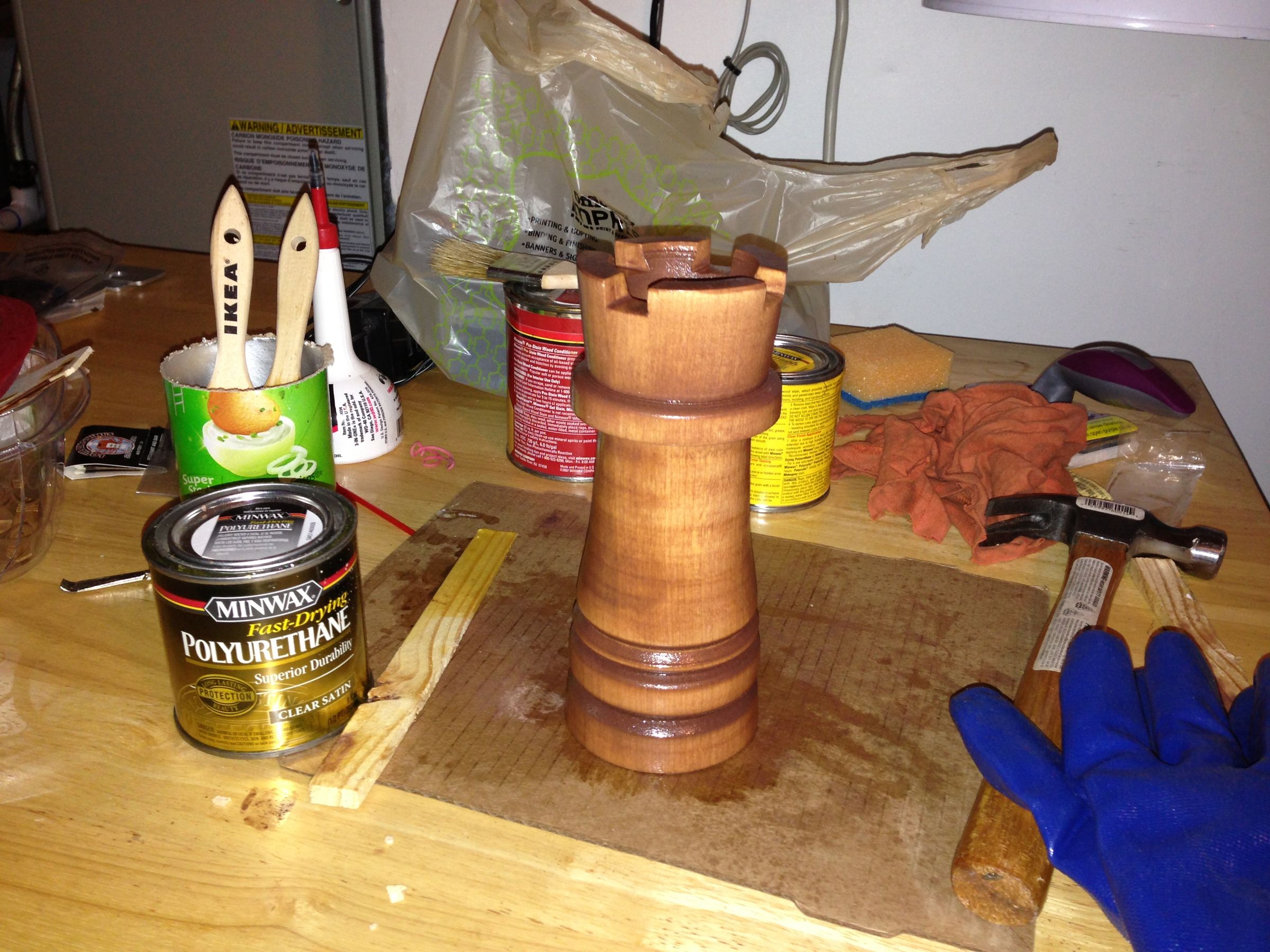 Wooden Chess Rook Piece for the Coffee Table : 9 Steps (with Pictures ...