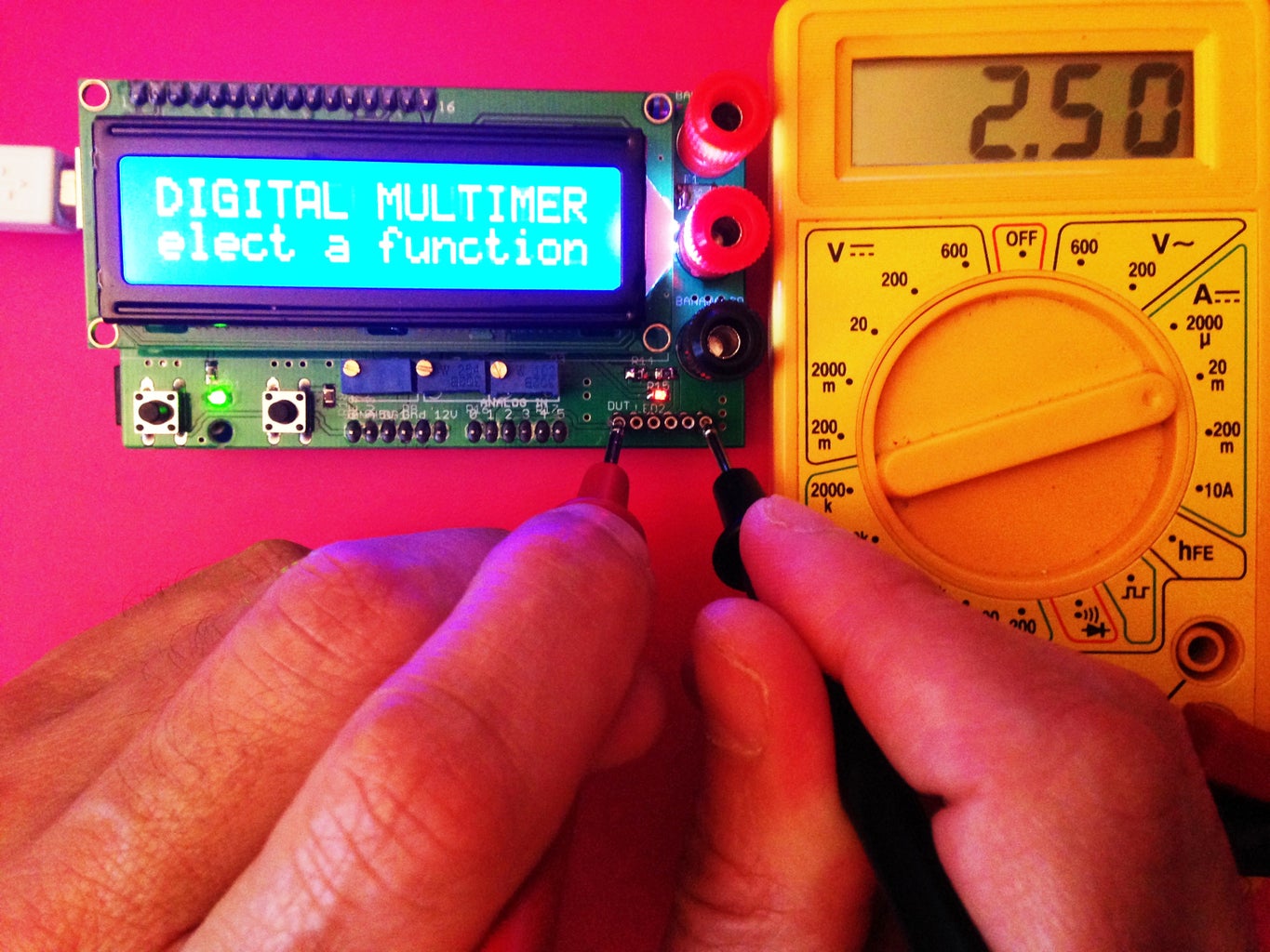 Digital Multimeter Shield for Arduino : 17 Steps (with Pictures ...