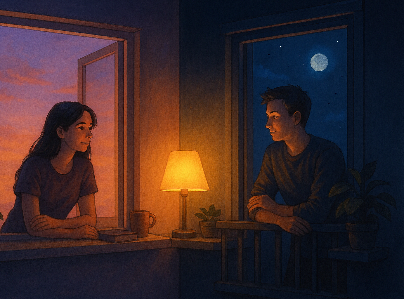 Two Skies, One Light