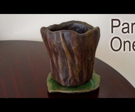 Part One - Make a Planter for Concrete Casting - Sculpting Planter Model With Plaster Bandages 