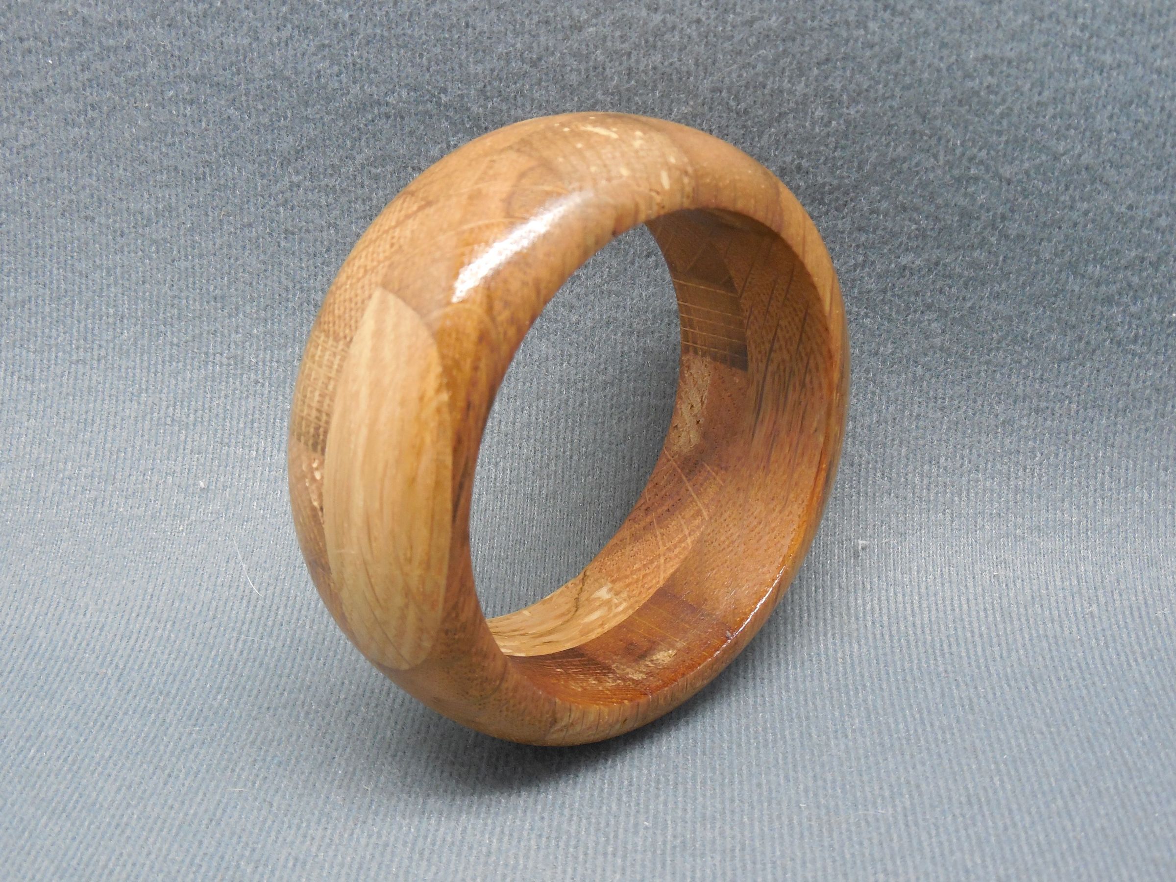 Turning a Wood Bracelet From Tobacco Sticks