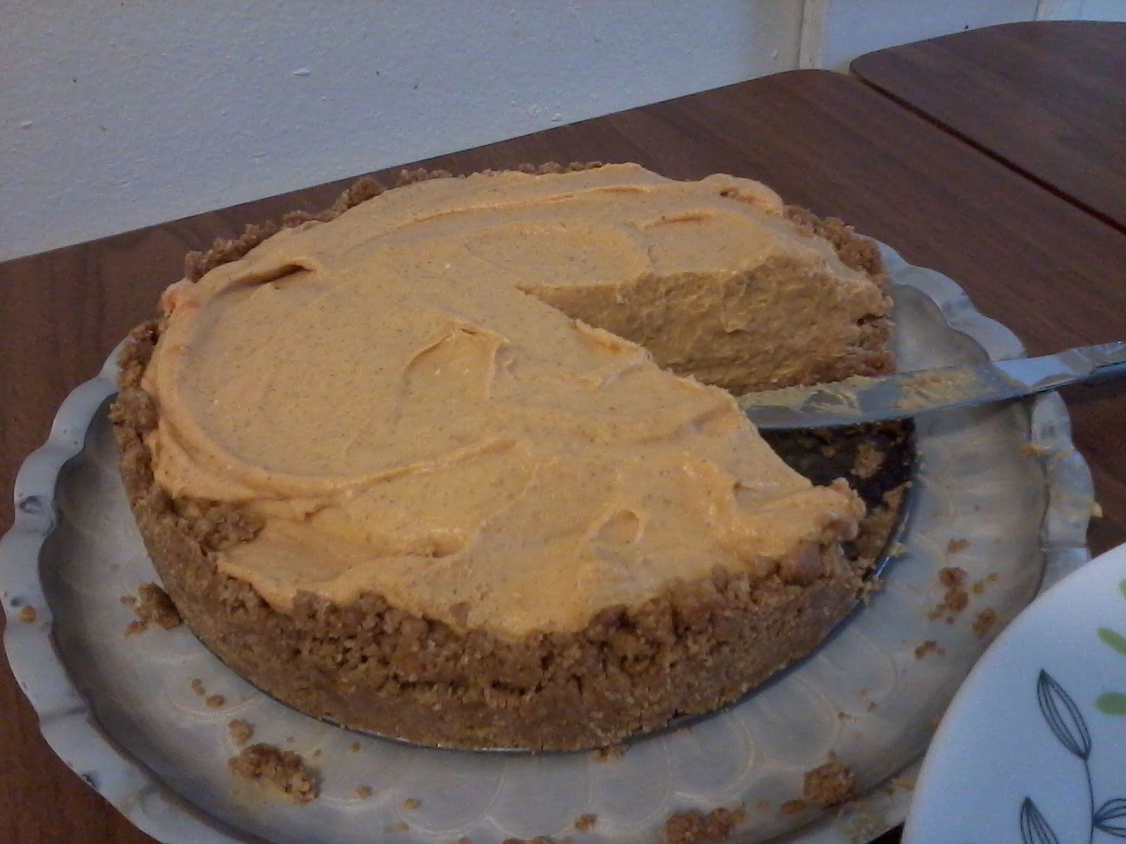 Easy No Bake Pumpkin Cheesecake!