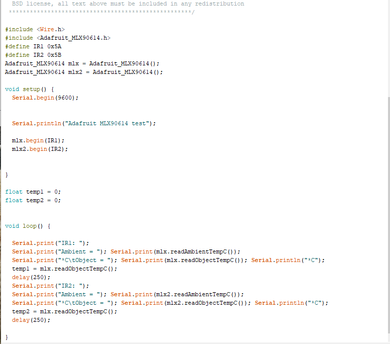 Multiple IR Temperature Sensors - MLX90614 : 4 Steps - Instructables