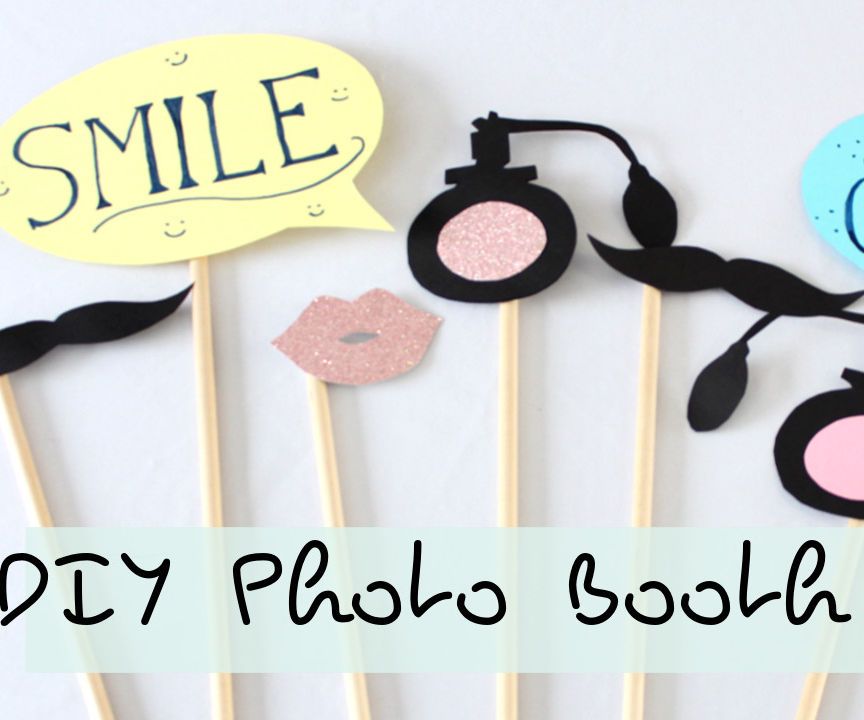 Photo Booth Props DIY