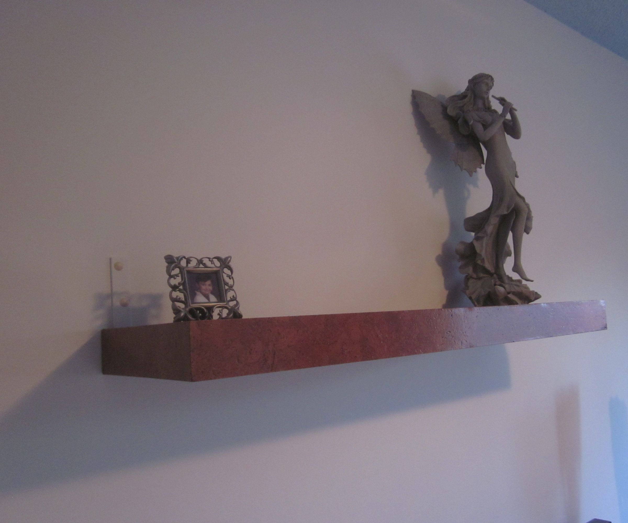 A FLOATING SHELF – Well Almost!   AND OTHER CONSTRUCTABLES OF INTEREST.