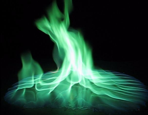 How to Make GREEN Fire From Materials at Wal-Mart!