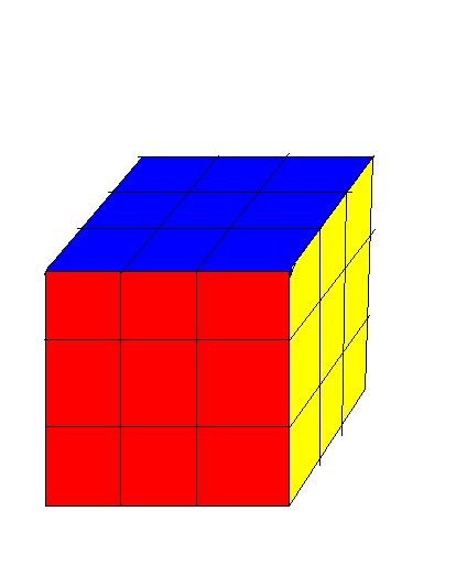 How to Solve a 3 by 3 by 3 Rubik's Cube