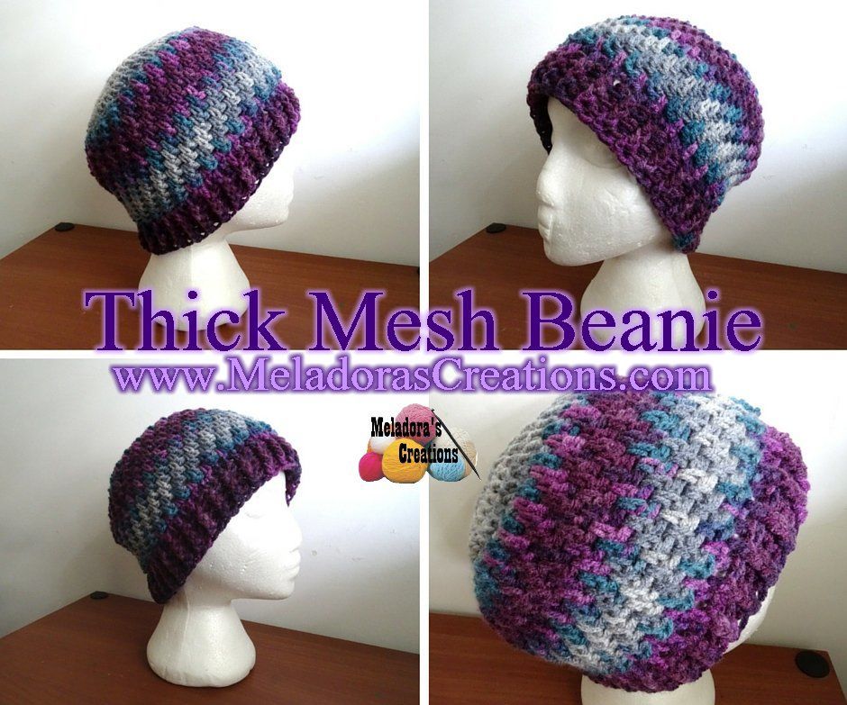 Thick Mesh Beanie