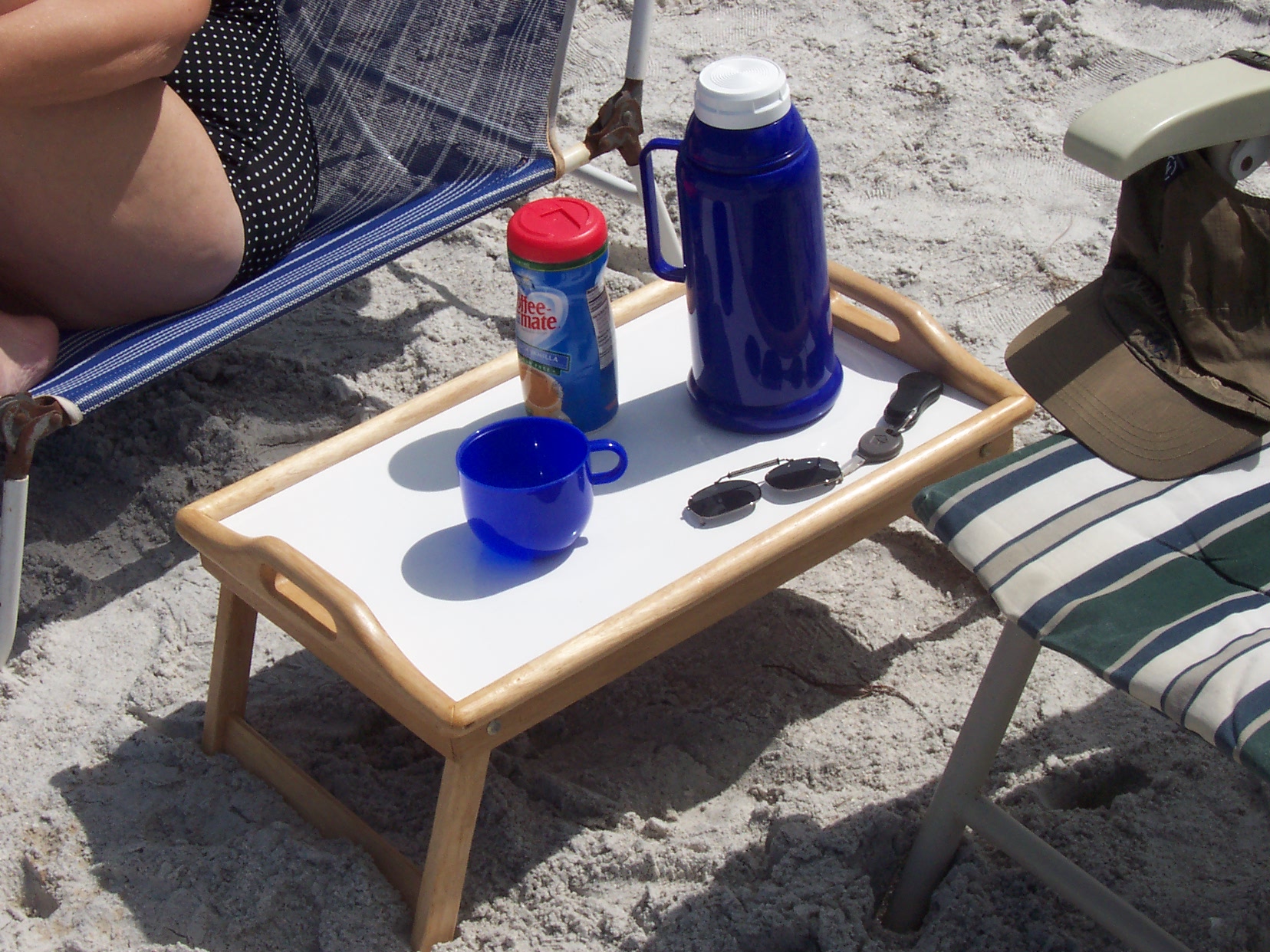 Beach Chair Side Table