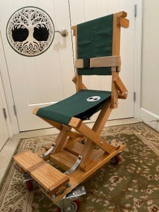 Craftsman Airplane Wheelchair - DIY Personal Portable Aisle Chair (Wood)