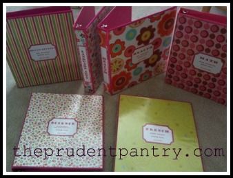 Decorative Binders for Home or School