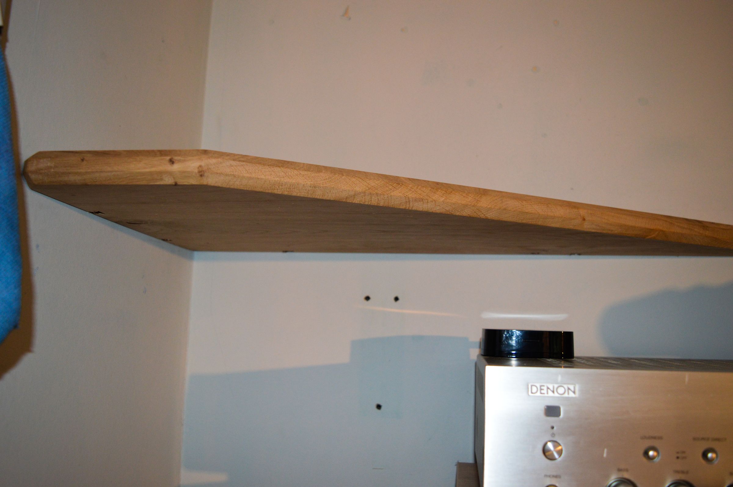 Beautiful White Oak Floating Corner Shelf 10 Steps (with Pictures