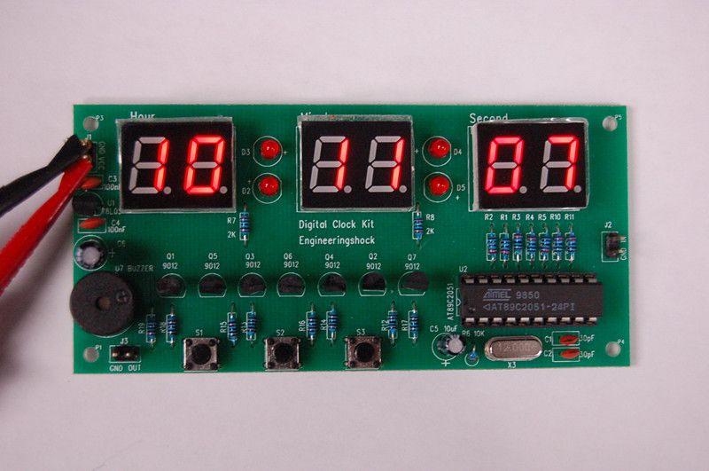 How to Make a Digital Clock Kit Based on Atmel