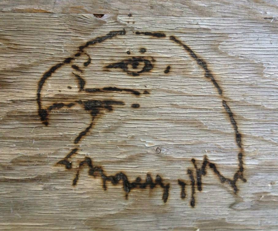 Burn a picture on wood using a magnifying glass!