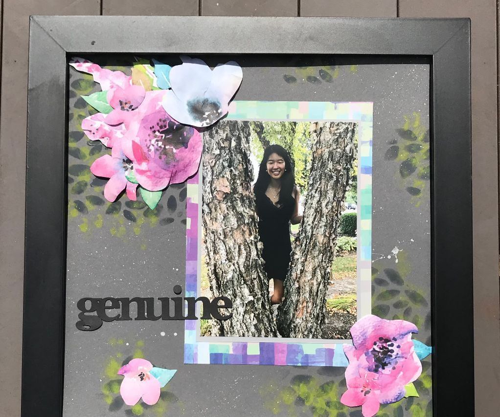 Create an Eco Friendly Mixed Media Scrapbook Page!