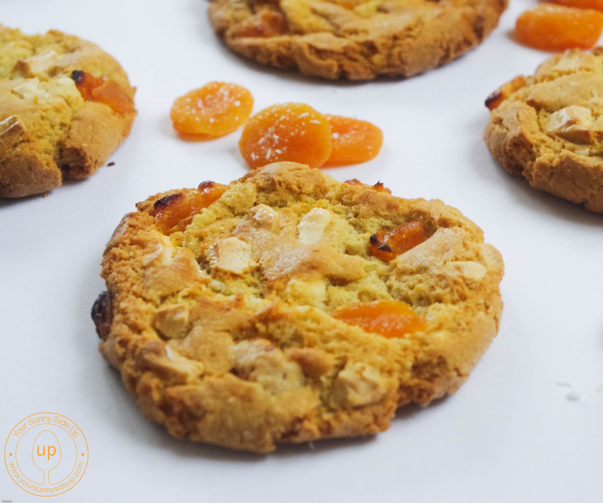 Apricot, Coconut & White Chocolate Chip Cookies