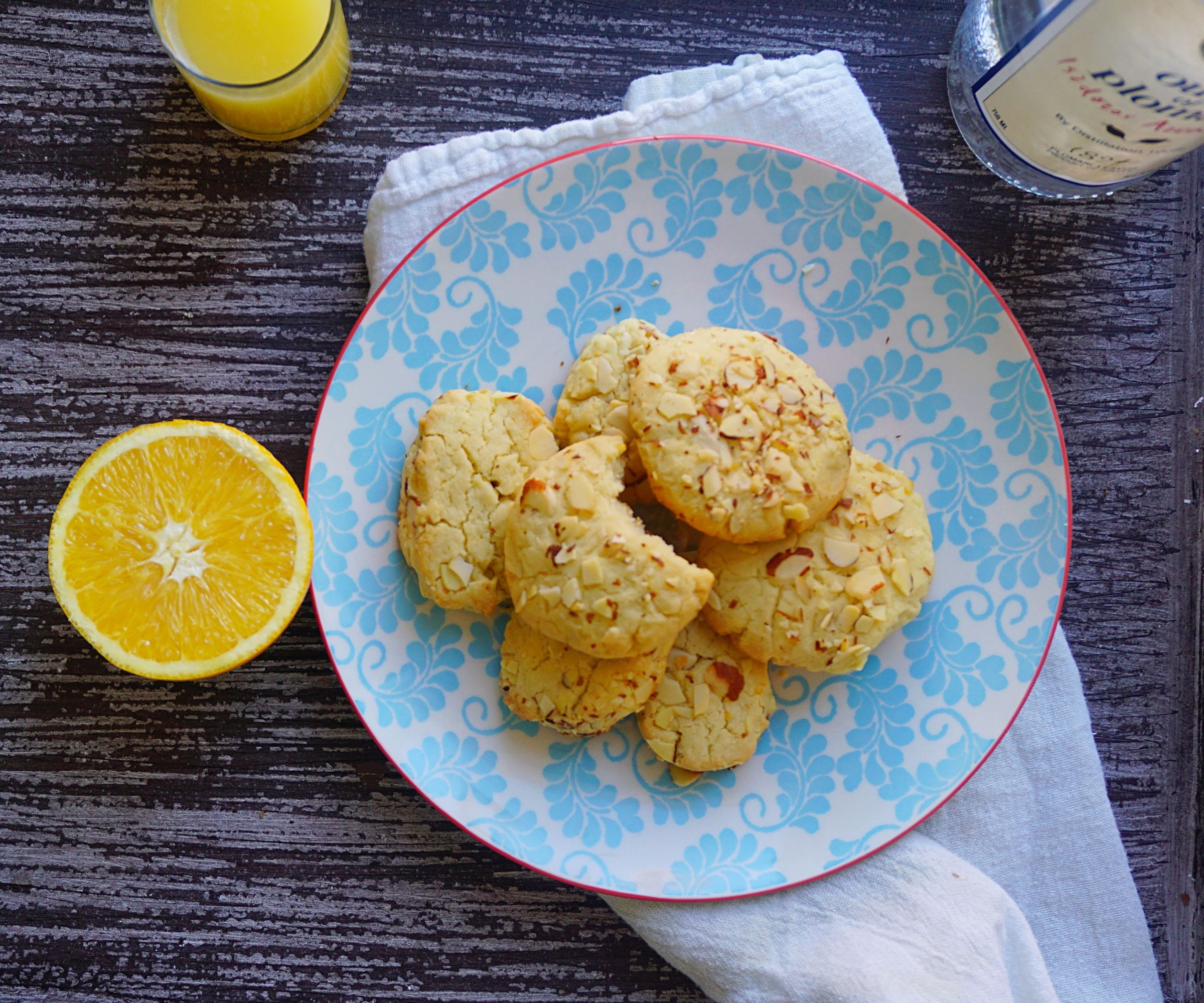 Ouzo & Orange Greek Cookies