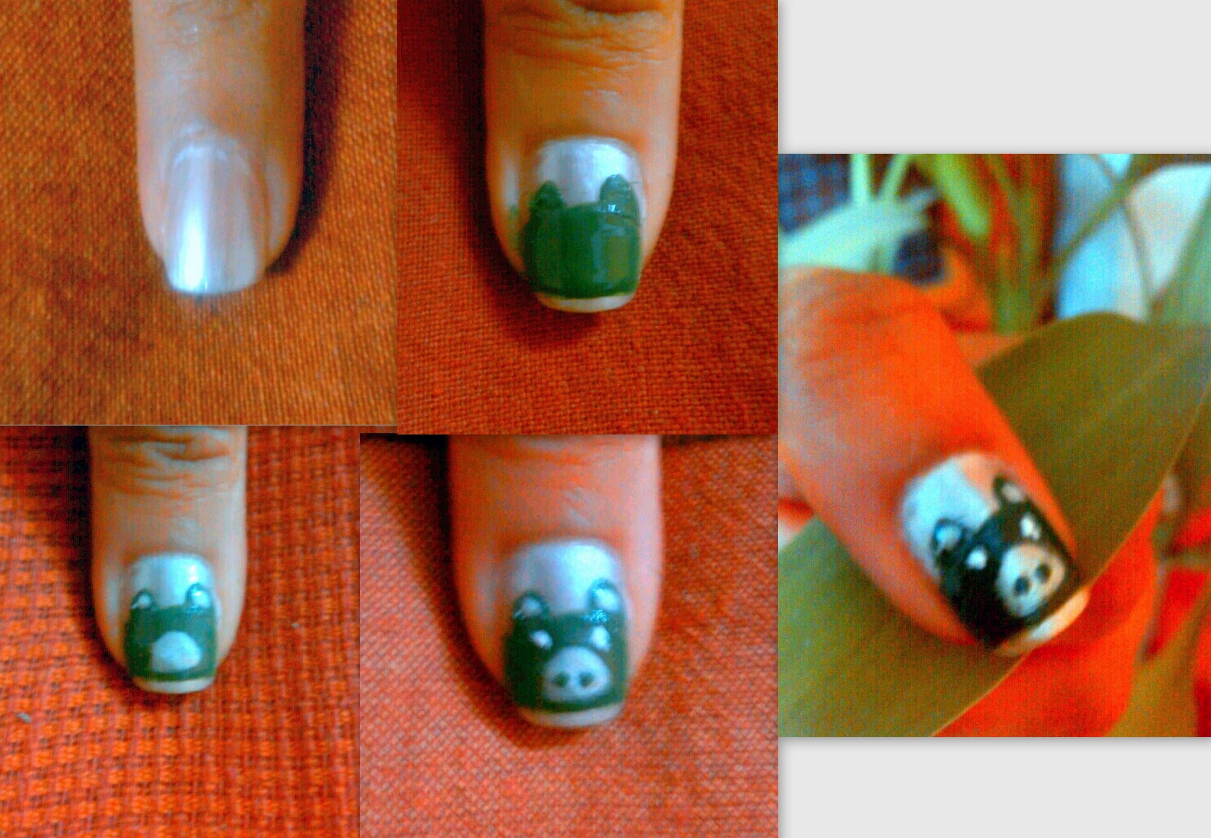 Teddy Bear on Nails