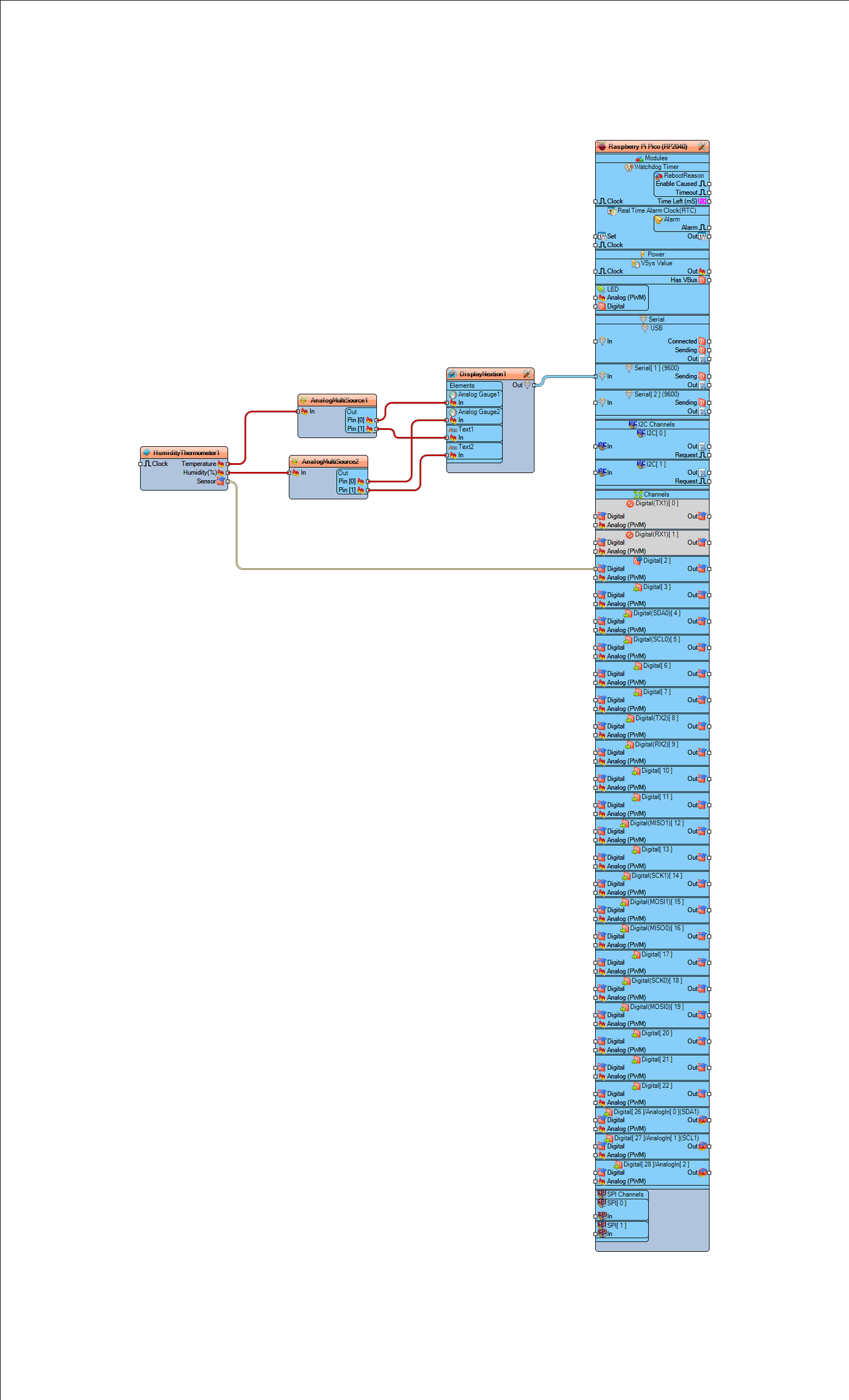 In Visuino Connect Components photo 2