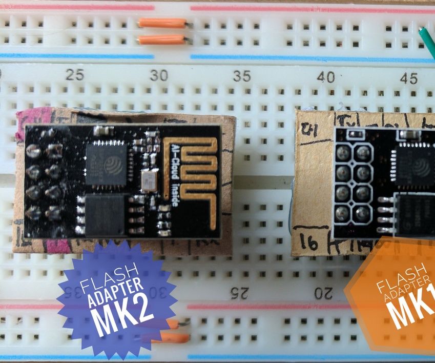 Build a ESP8266 Flash Adapter!