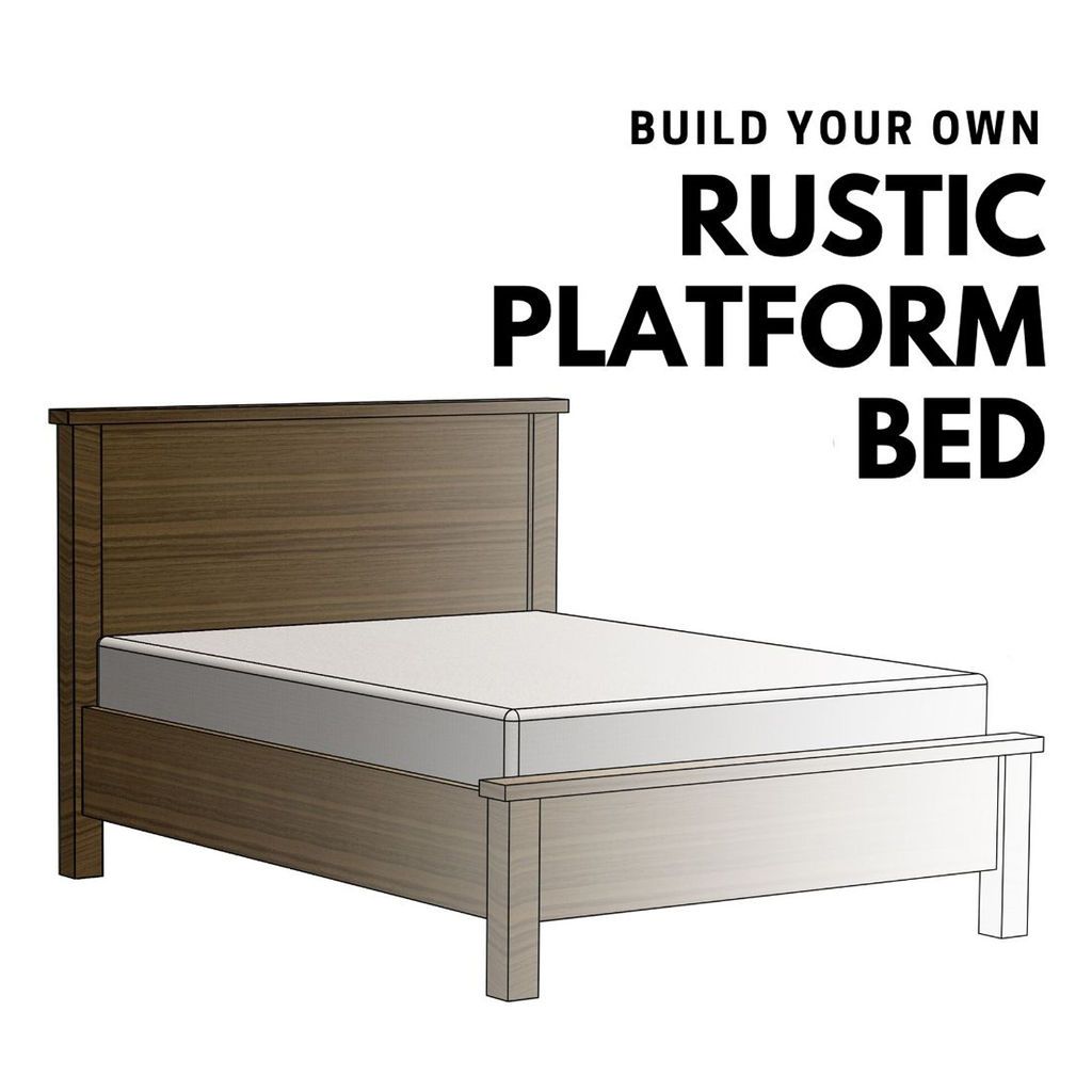 Make This Easy to Build Rustic Platform Bed 8 Steps