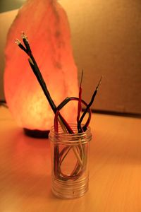 Mount the LEDs to the Brace / Medium - Strip the Ends and Twist Them Together