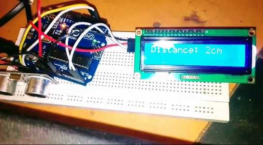 Arduino Based Distance Measurement Using Ultrasonic Sensor : 9 Steps ...