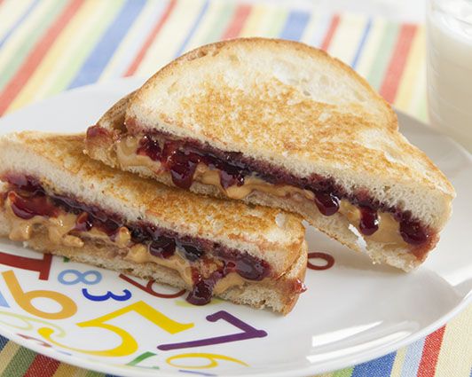 Grilled Peanut Butter & Jam