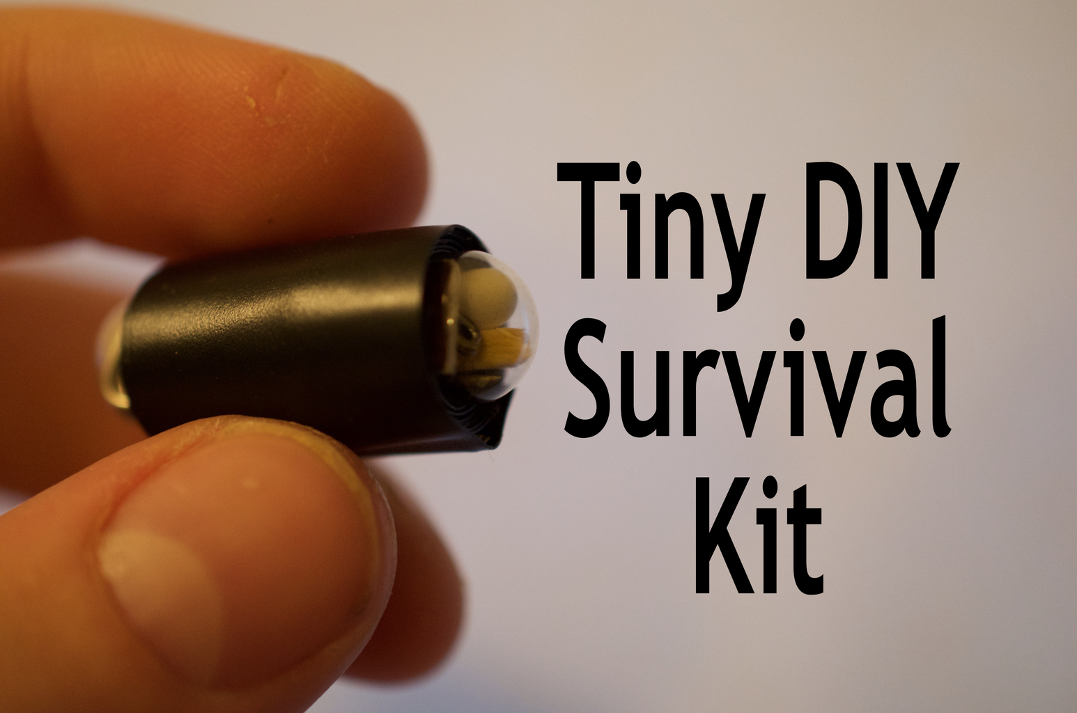 Worlds Smallest DIY Survival Kit